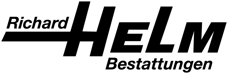 Logo: Bestattungen Richard Helm schwarz